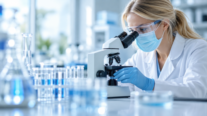 laboratorium-afbeelding-samen samen op zoek naar darmklachten